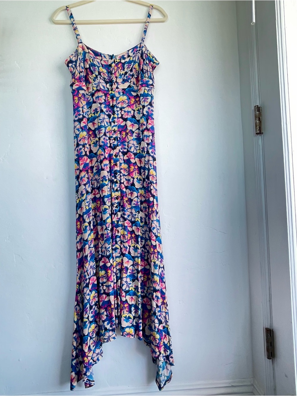 Paco Rabanne Multicolor Floral Midi Dress - Picture 3 of 10